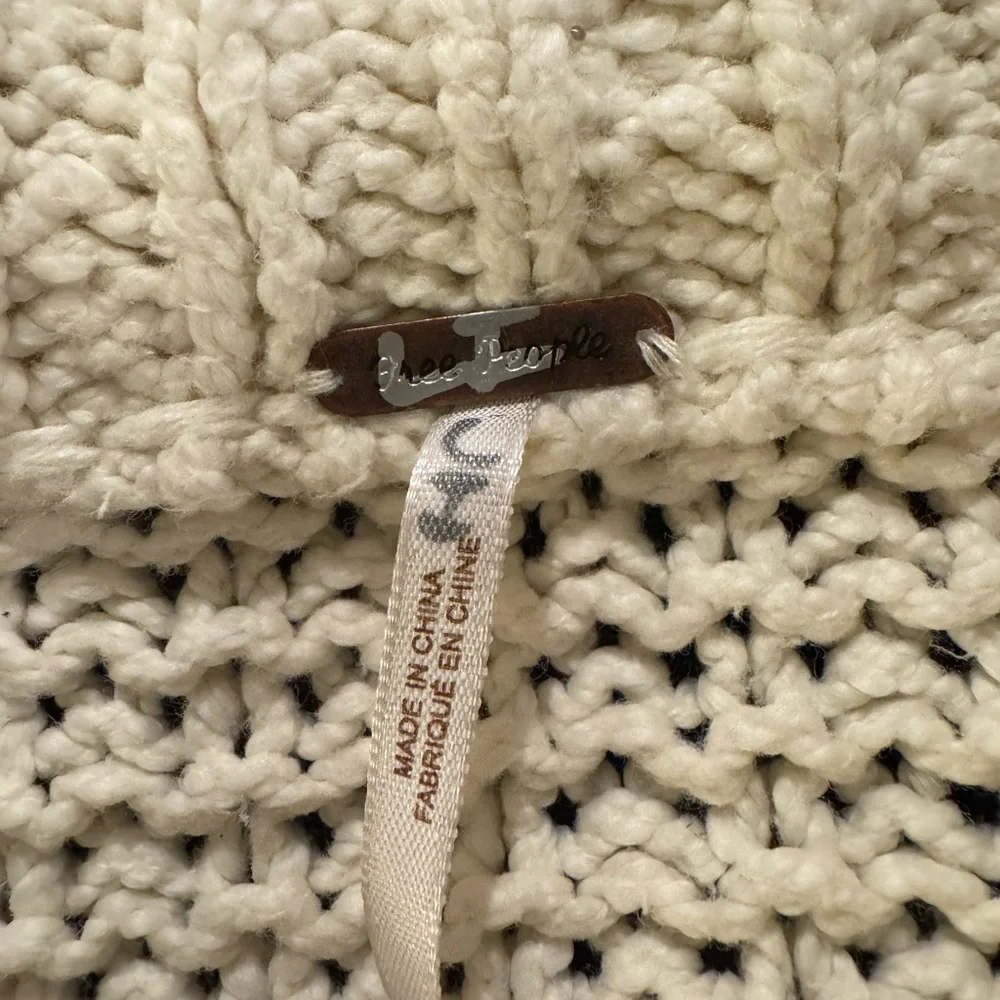 Free People Cutting Edge Cable Pullover - Picture 4 of 6